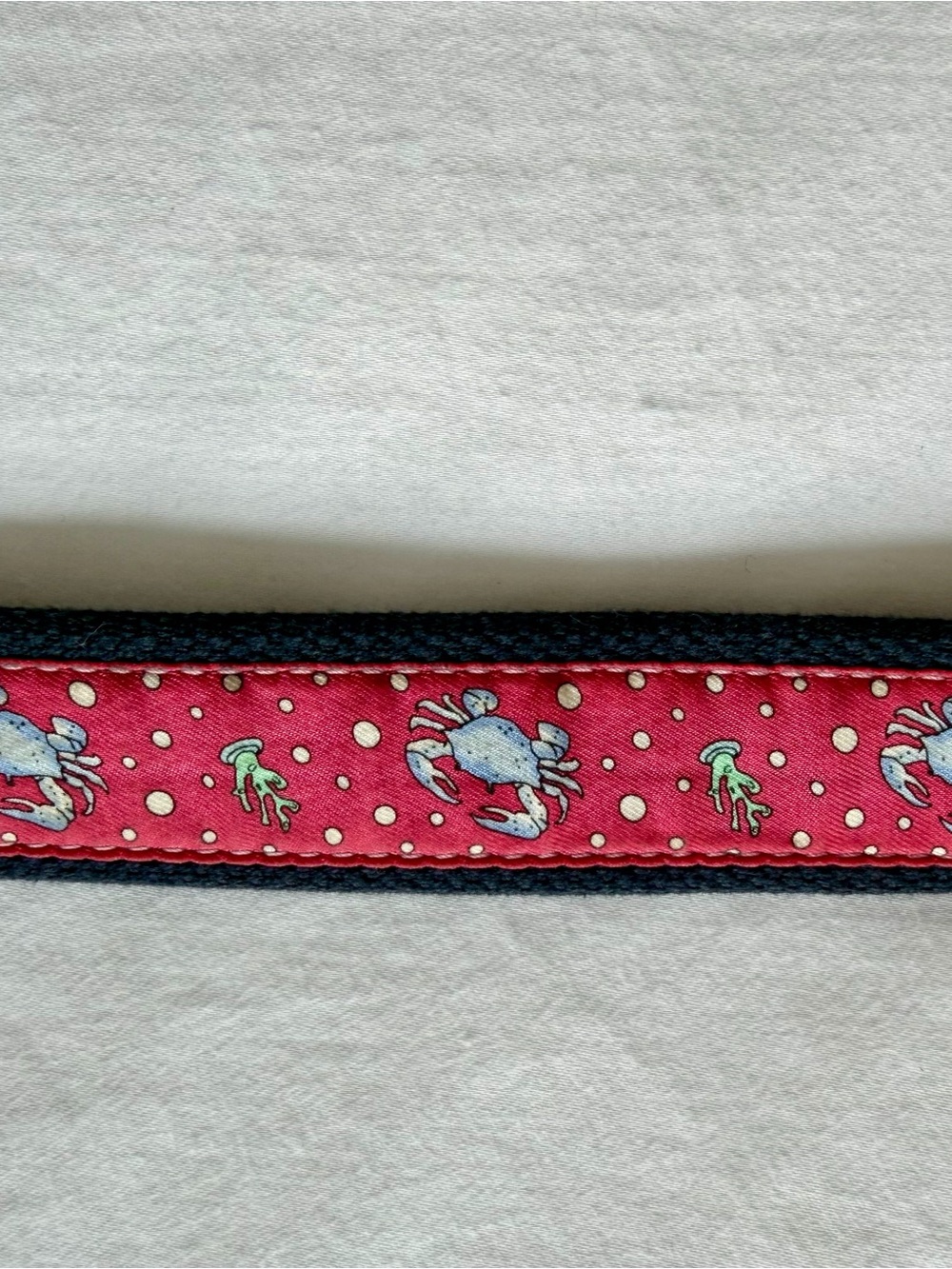 Vineyard Vines Pink Crab & Jellyfish Belt